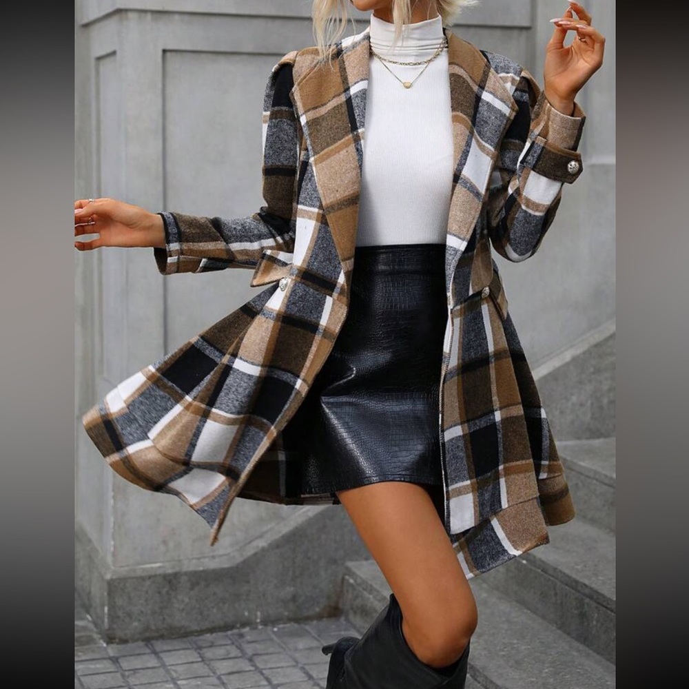 Lapel Neck Belted Coat ❤️ - Picture 2 of 5